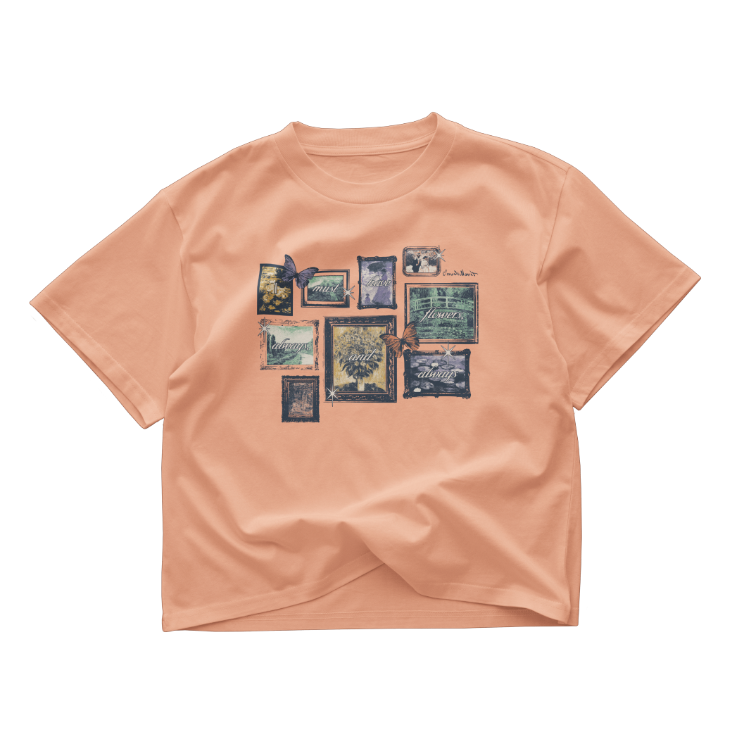 I Must Have Flowers Crop Top