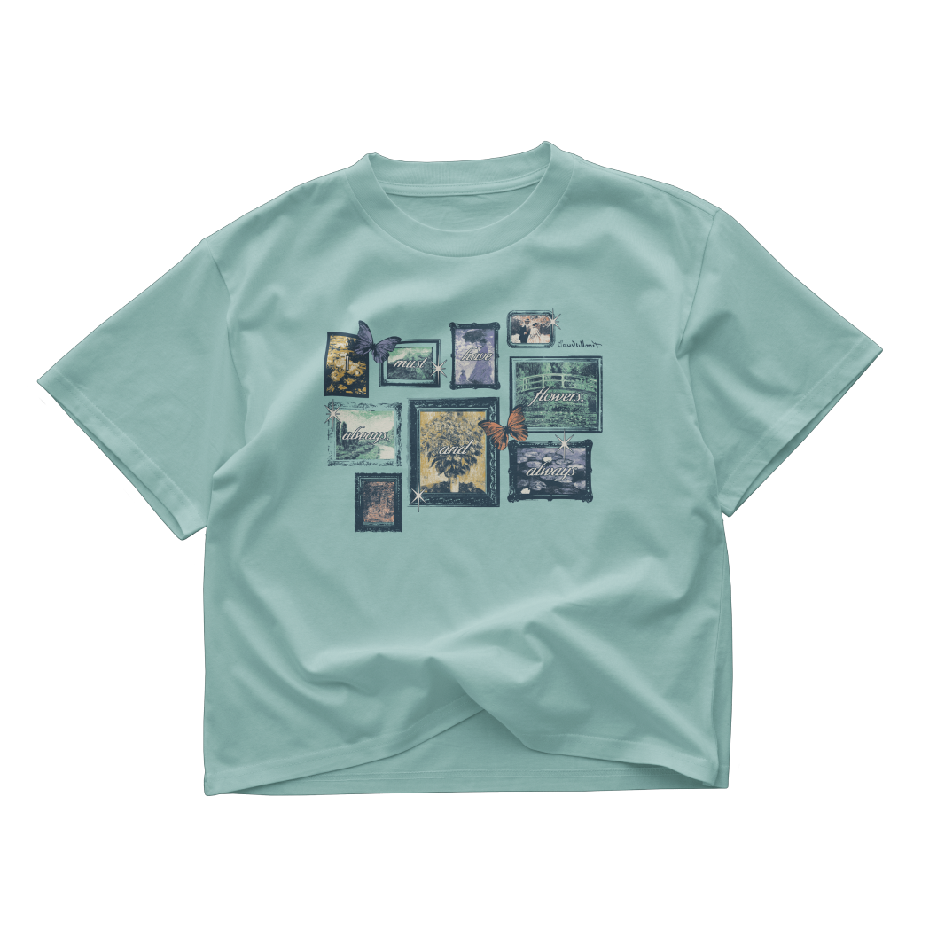 I Must Have Flowers Crop Top