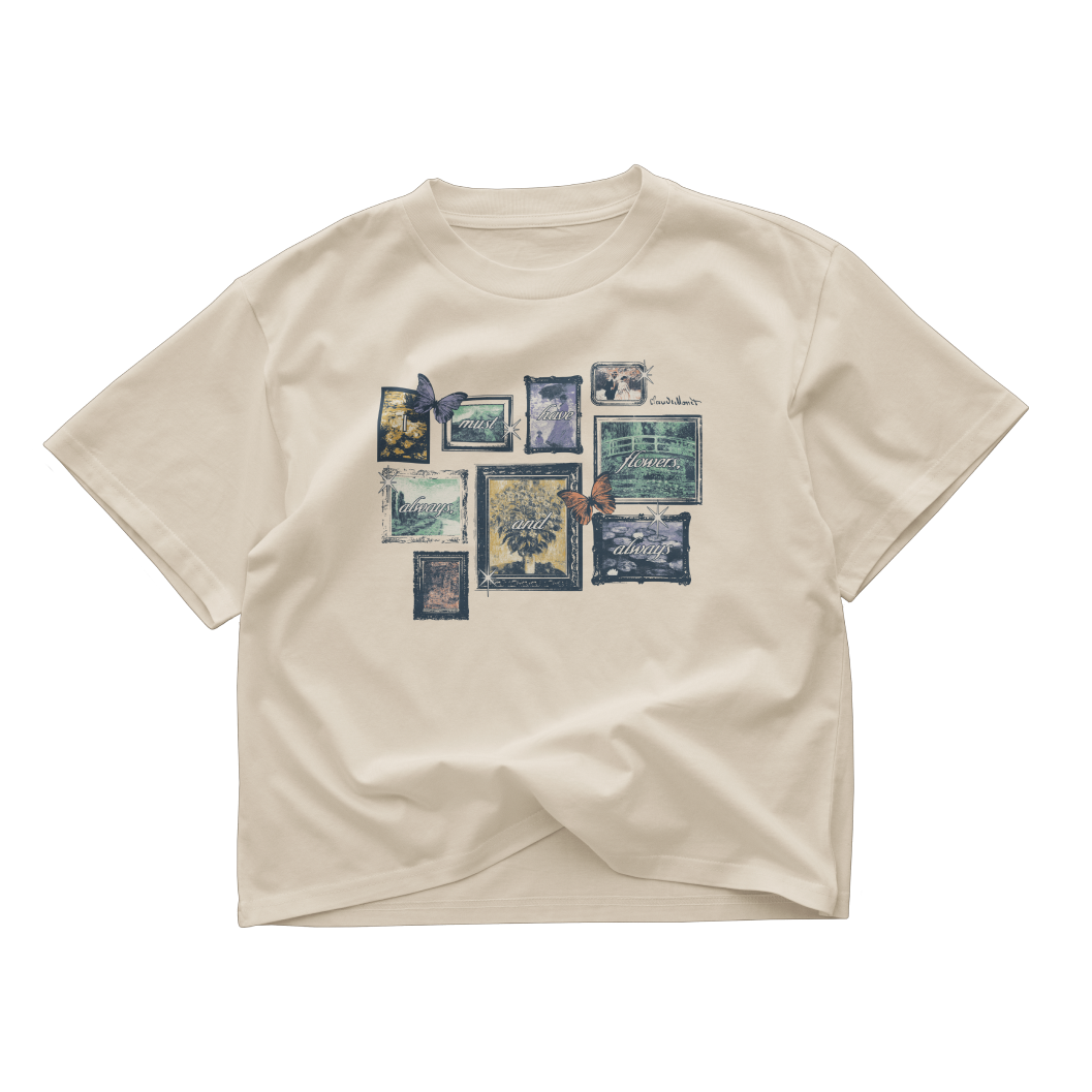 I Must Have Flowers Crop Top