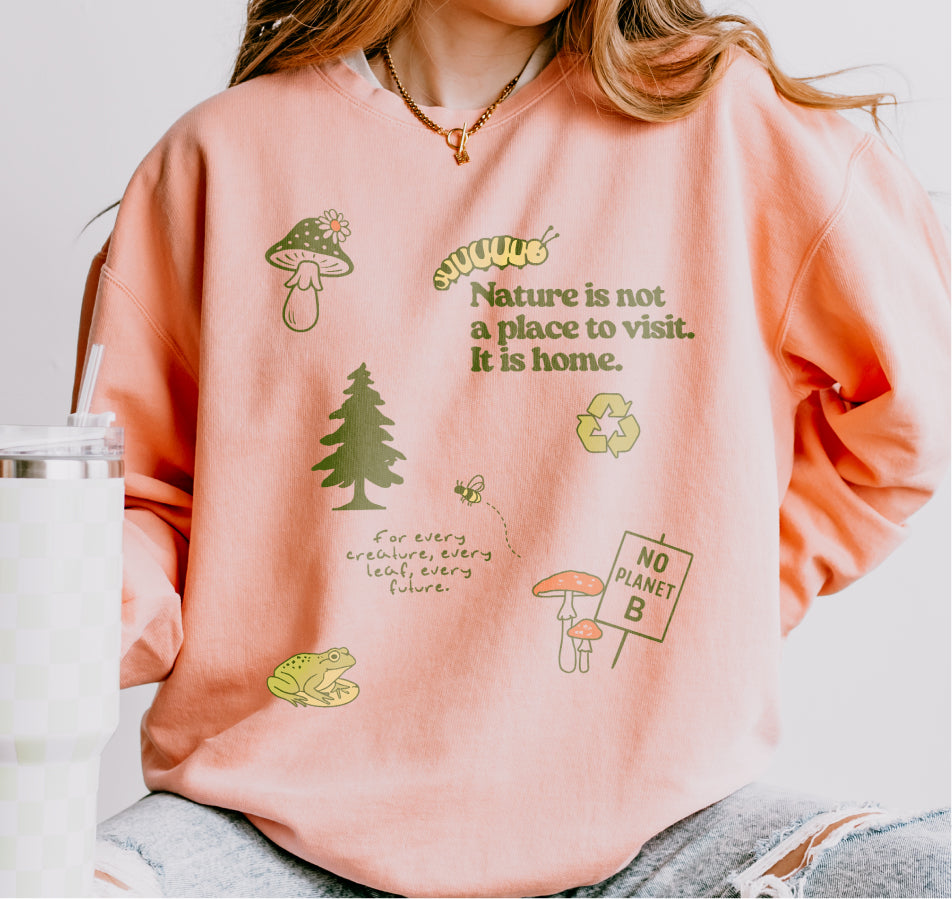 Nature is Home Lightweight Crewneck