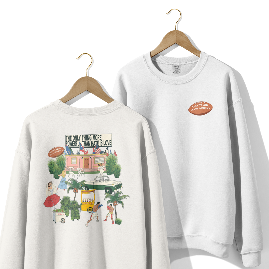 The Only Thing More Powerful Than Hate is Love Crewneck