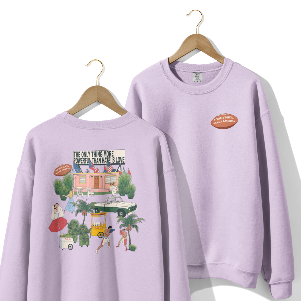 The Only Thing More Powerful Than Hate is Love Crewneck