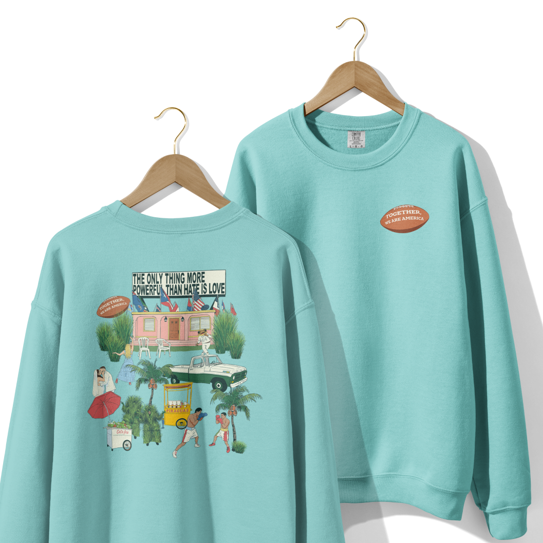 The Only Thing More Powerful Than Hate is Love Crewneck