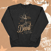 Deal With This Devil Lightweight Crewneck