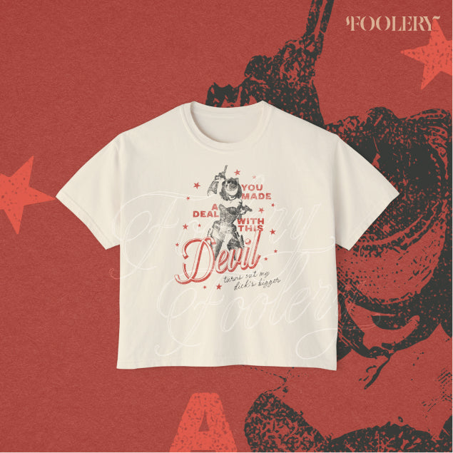 Deal With This Devil Crop Top