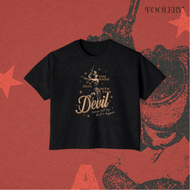 Deal With This Devil Crop Top