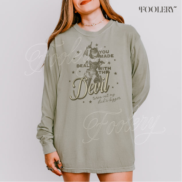 Deal With This Devil Long Sleeve Tee