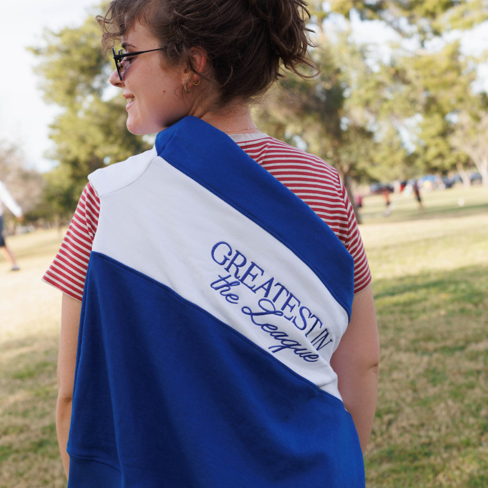 Blue Game Day Classic Varsity Crewneck