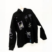 Violet Tears Embroidered Hoodie