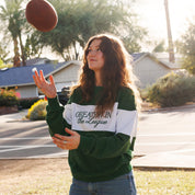 Green Game Day Classic Varsity Crewneck
