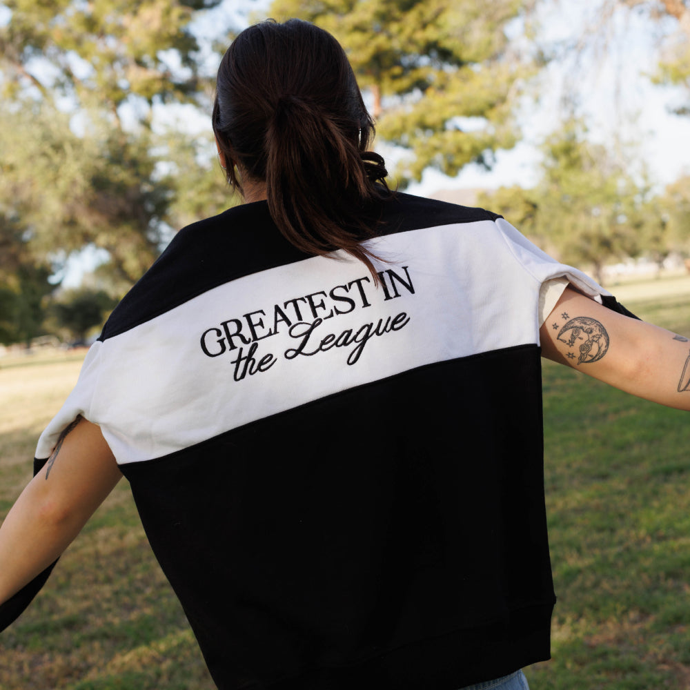 Black Game Day Classic Varsity Crewneck