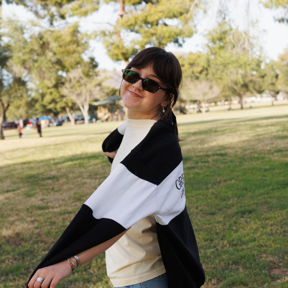 Black Game Day Classic Varsity Crewneck