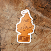 State & Provinces Assholes Sticker