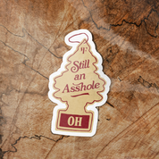 State & Provinces Assholes Sticker