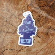 State & Provinces Assholes Sticker