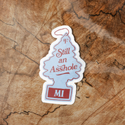 State & Provinces Assholes Sticker