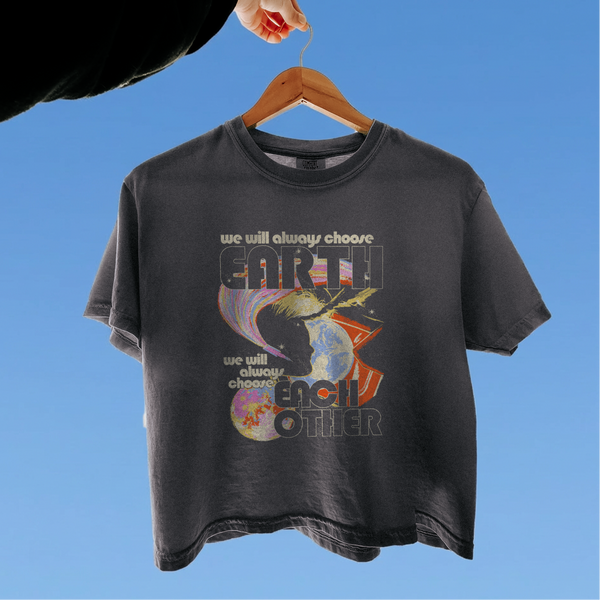 Choose Each Other Crop Top