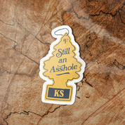 State & Provinces Assholes Sticker