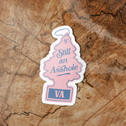 State & Provinces Assholes Sticker