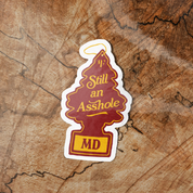 State & Provinces Assholes Sticker