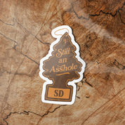 State & Provinces Assholes Sticker