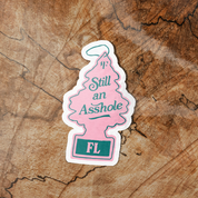 State & Provinces Assholes Sticker