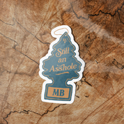 State & Provinces Assholes Sticker
