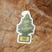 State & Provinces Assholes Sticker