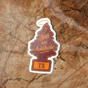 State & Provinces Assholes Sticker