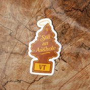State & Provinces Assholes Sticker