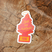 State & Provinces Assholes Sticker