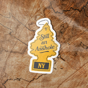 State & Provinces Assholes Sticker