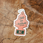 State & Provinces Assholes Sticker