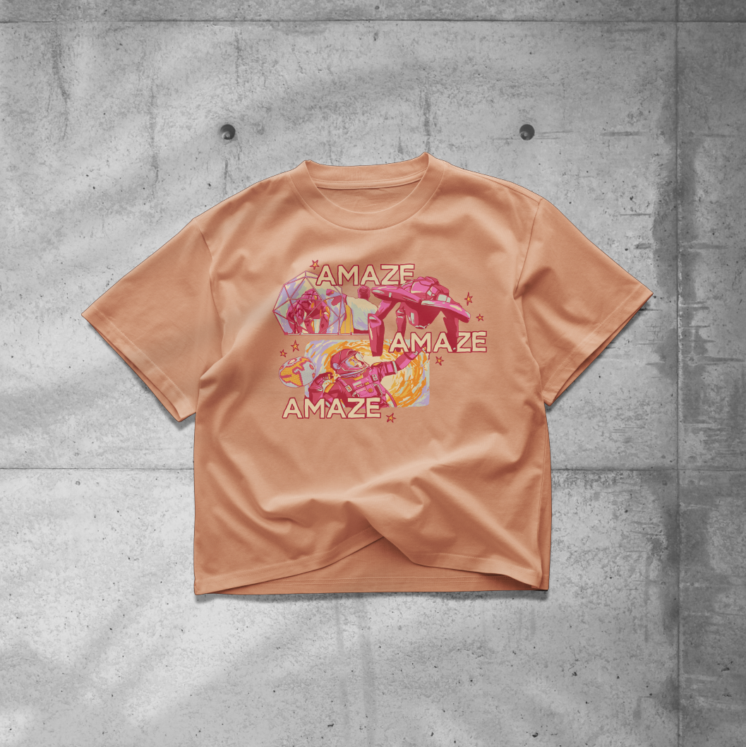 Amaze Amaze Amaze Crop Top