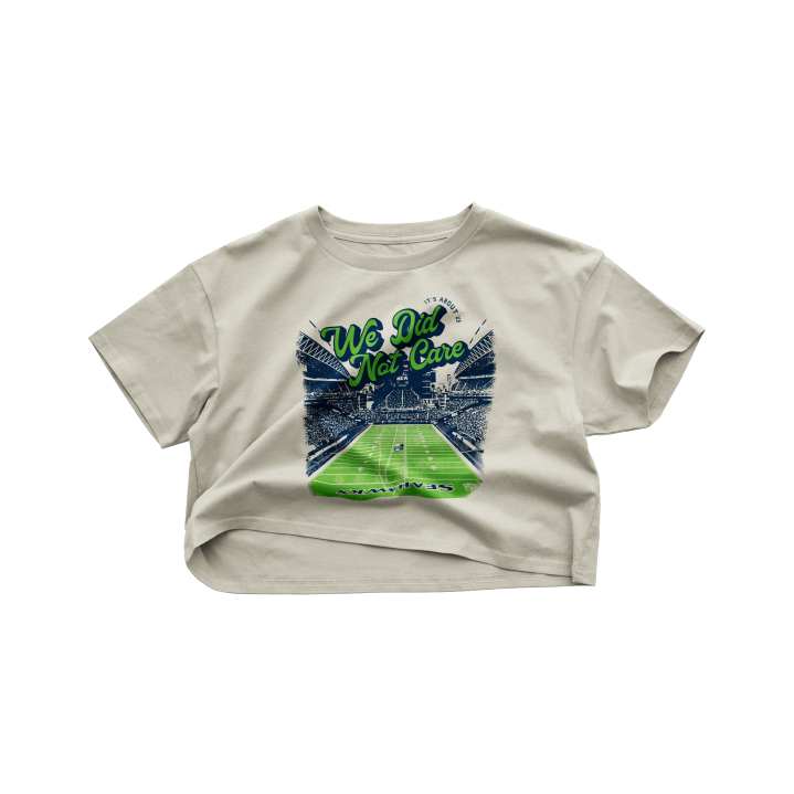 We Did Not Care Seattle Crop Top