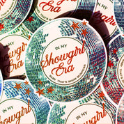 In My Showgirl Era Glitter Sticker