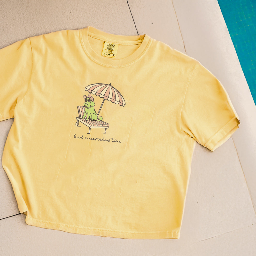 Marvelous Time Cabana Crop Top