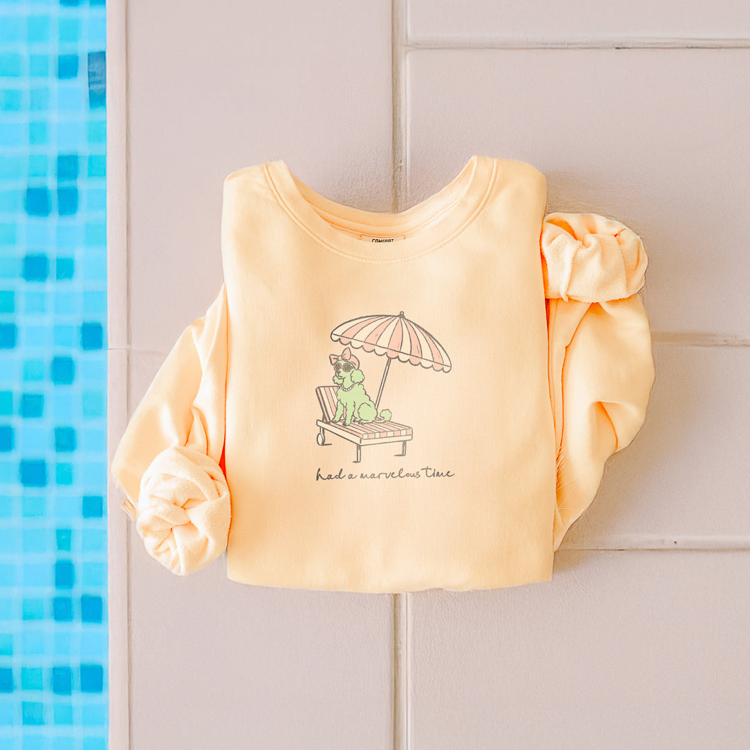 Marvelous Time Cabana Lightweight Crewneck