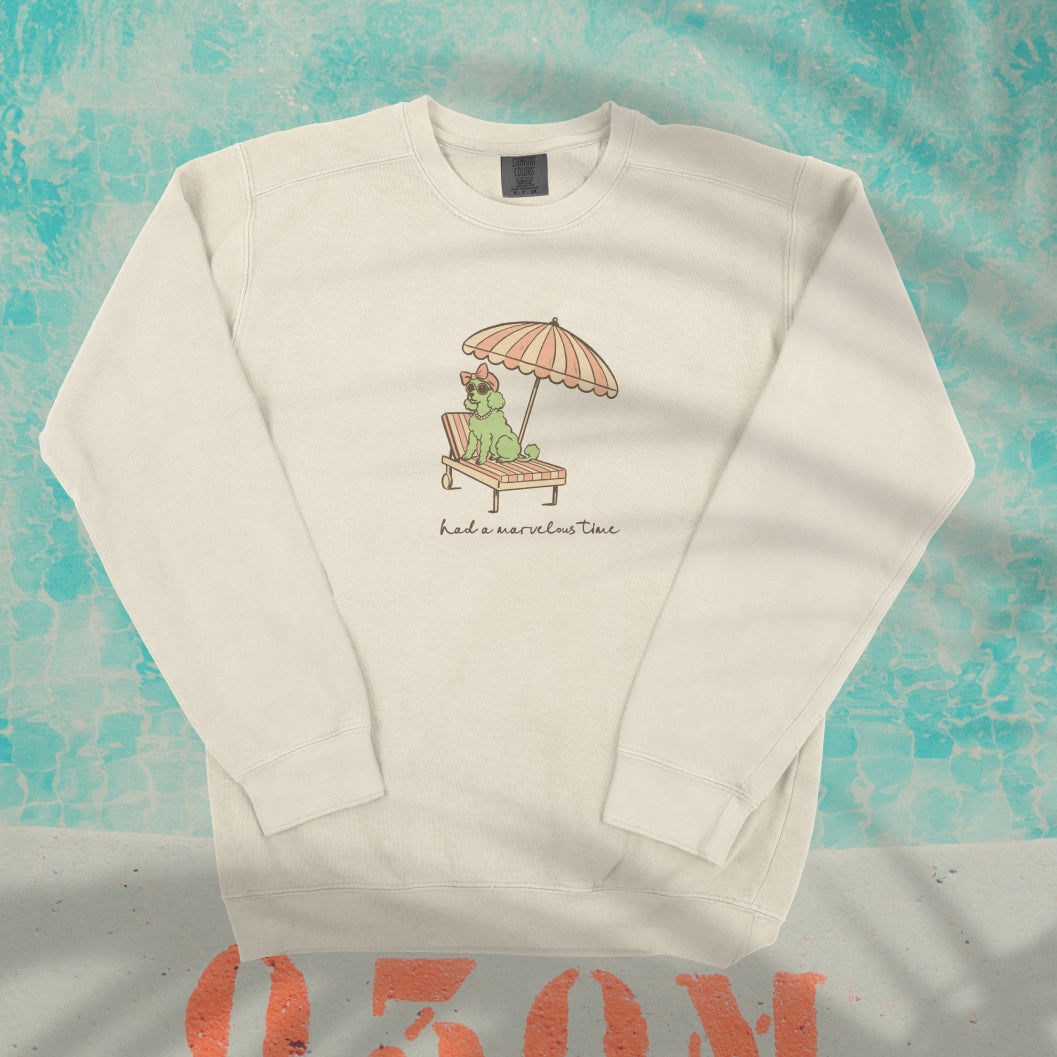 Marvelous Time Cabana Lightweight Crewneck