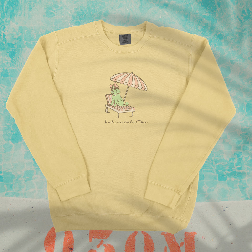 Marvelous Time Cabana Lightweight Crewneck