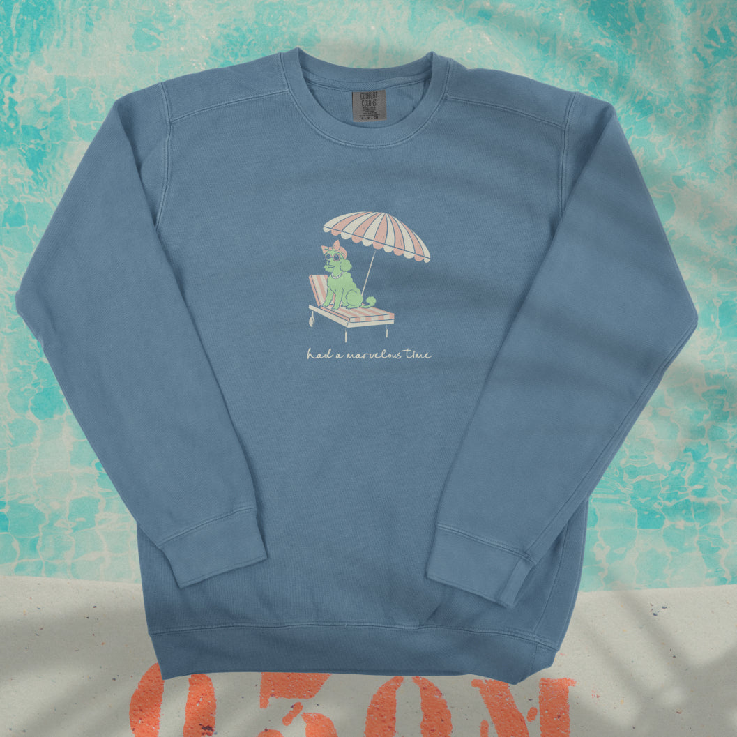 Marvelous Time Cabana Lightweight Crewneck