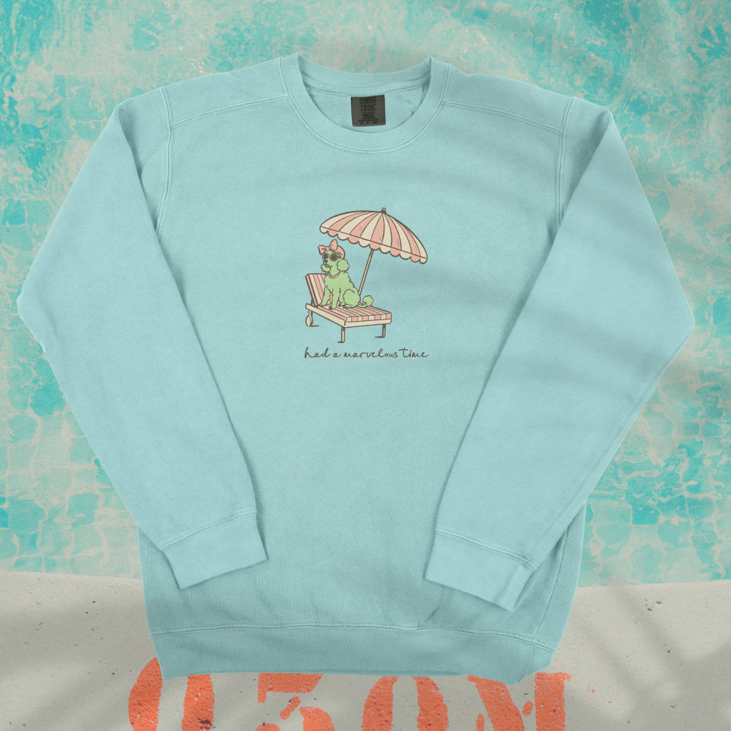 Marvelous Time Cabana Lightweight Crewneck