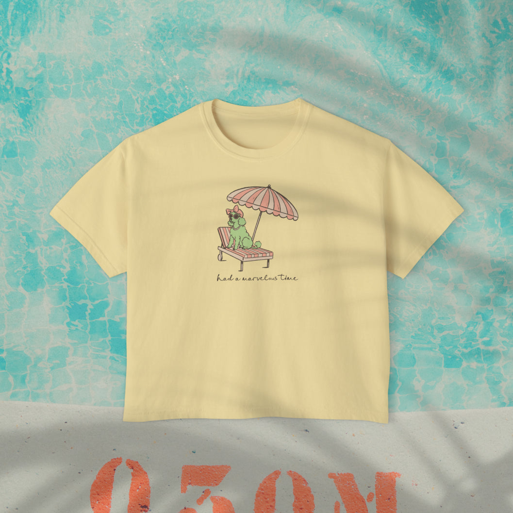 Marvelous Time Cabana Crop Top