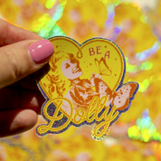 Be a Dolly Glitter Sticker