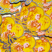 Be a Dolly Glitter Sticker