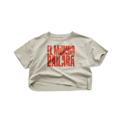 The World Will Dance Crop Top