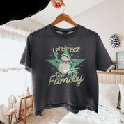 I Protect The Family Frog Crop Top