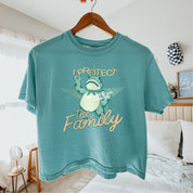 I Protect The Family Frog Crop Top