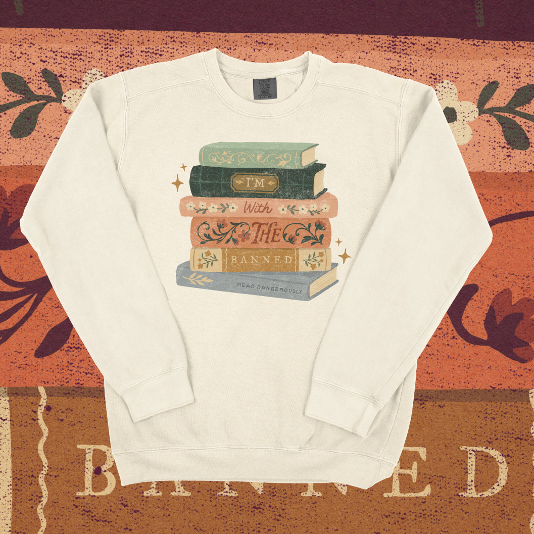 I'm With The Banned Lightweight Crewneck