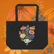 Garden Greeters Large Organic Tote Bag